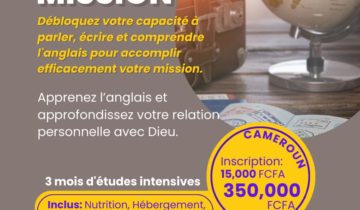 JEM Buéa : École d’Anglais pour la mission