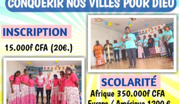 JEM AGAPE-SHALOM : EFD Conquérir nos villes pour Dieu