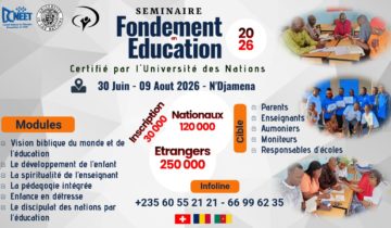 JEM N&rsquo;Djamena : Séminaire fondements en éducation